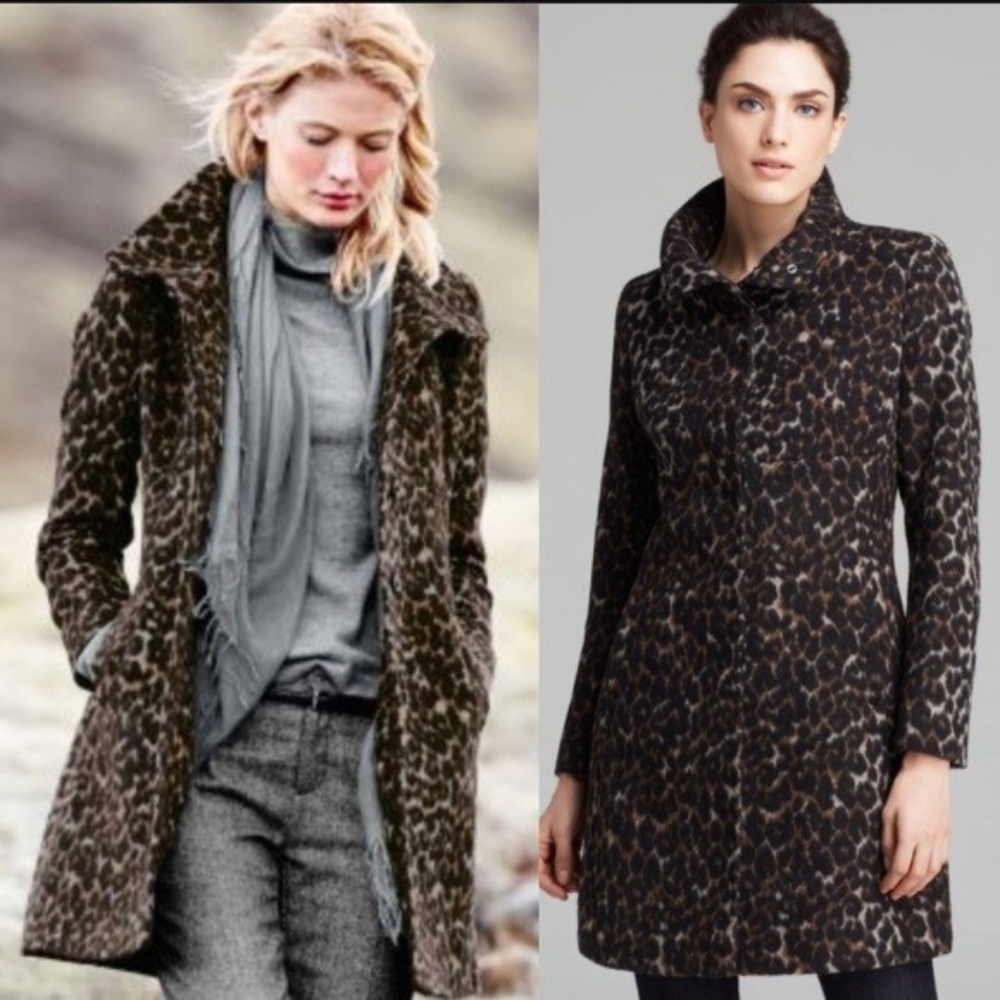 A-line Button Closure Wool/Poly Jacket - VIA SPIGA